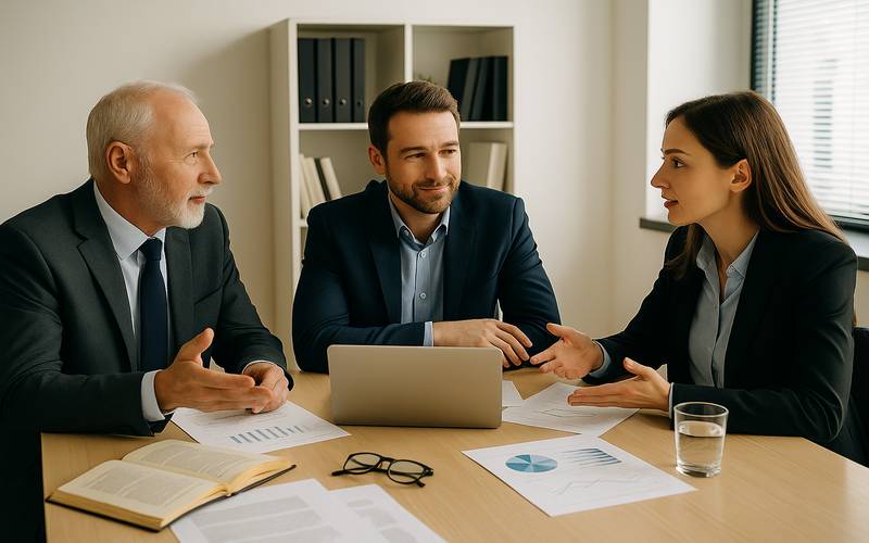 NLPについて議論している人のイメージ